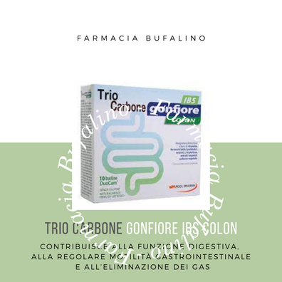 TrioCarbone IBS Gonfiore Colon 10 buste